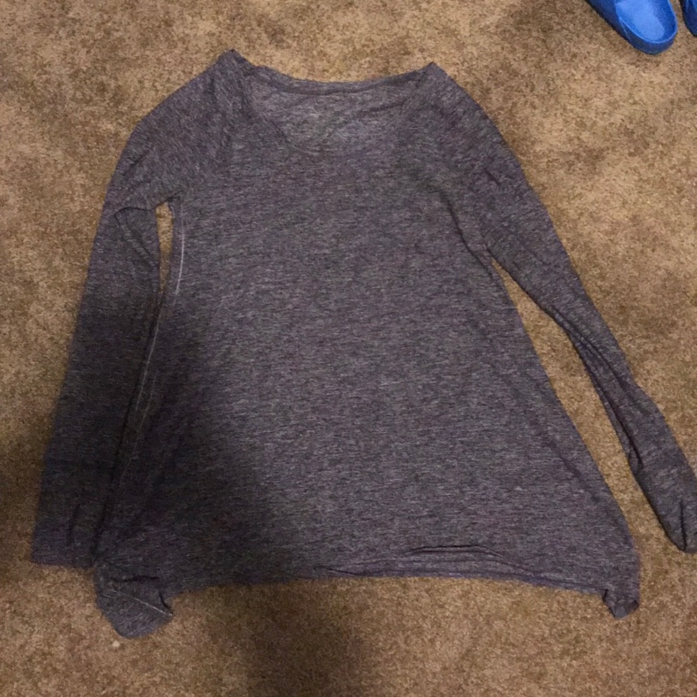 Heathered Purple Flowy Lulu🍋 long sleeve